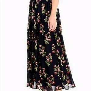 Jcrew Floral Maxi NWT Skirt 4 Navy Multi